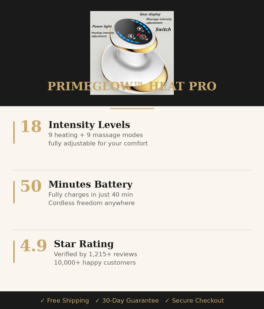 PrimeGlow™ Heat Pro — Electric Body Sculpting & Anti-Cellulite Massager